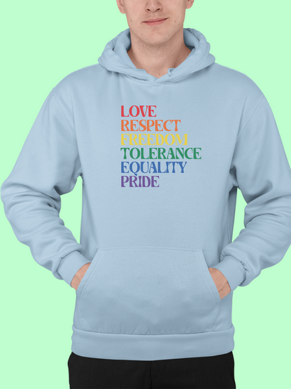 Mikina "Love, Respect..."