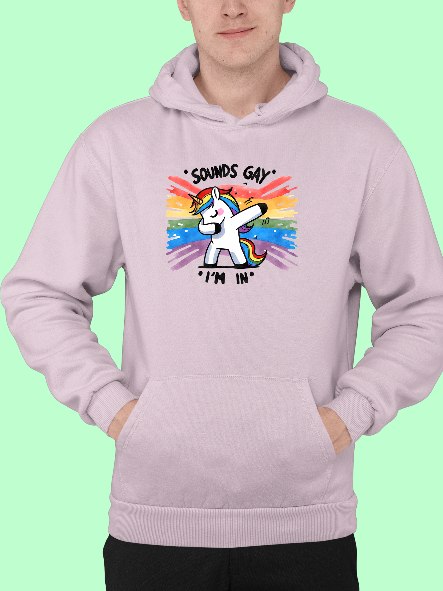 Mikina "Sounds gay, I am in"
