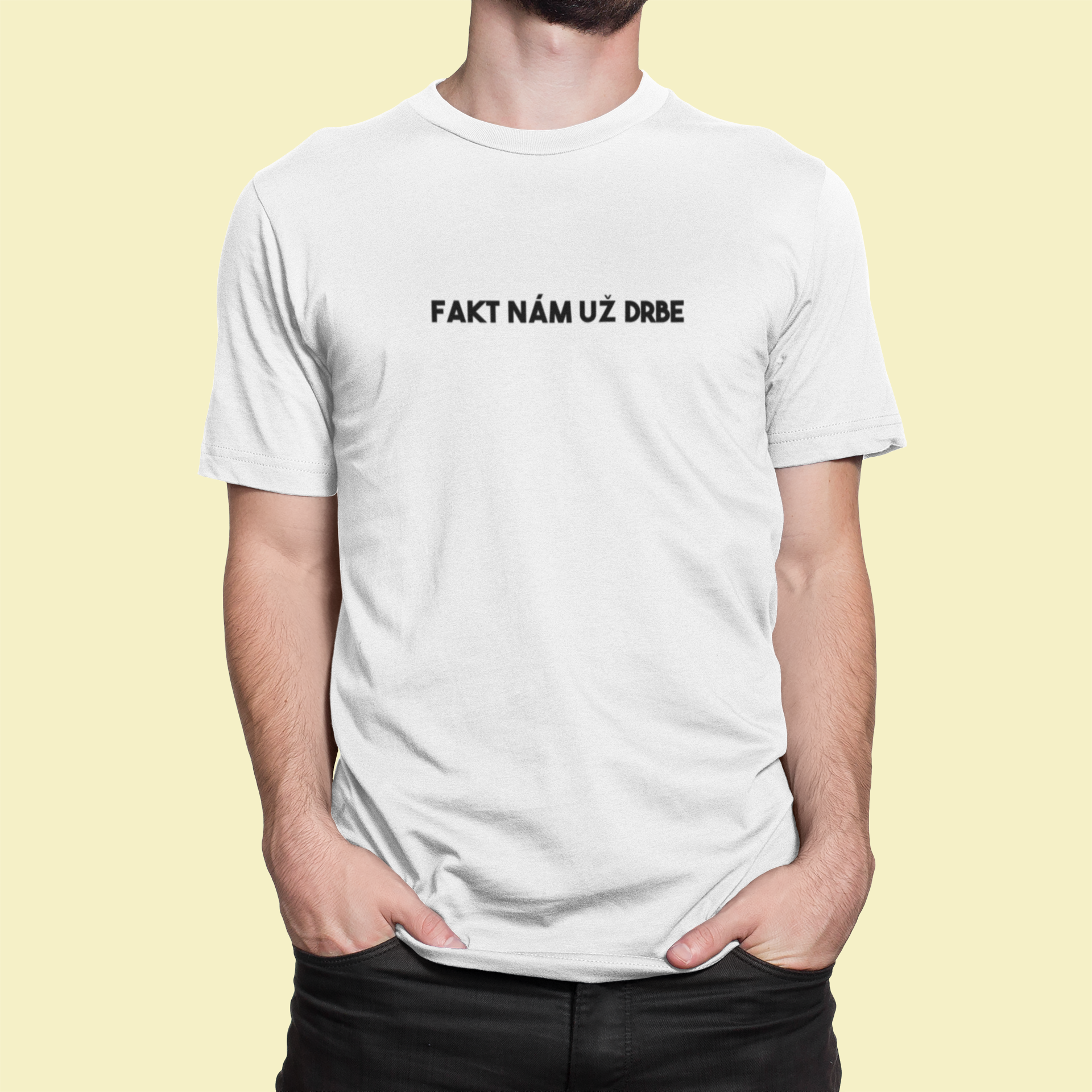 Tričko s nápisom "Fakt nám už drbe" - Bombové