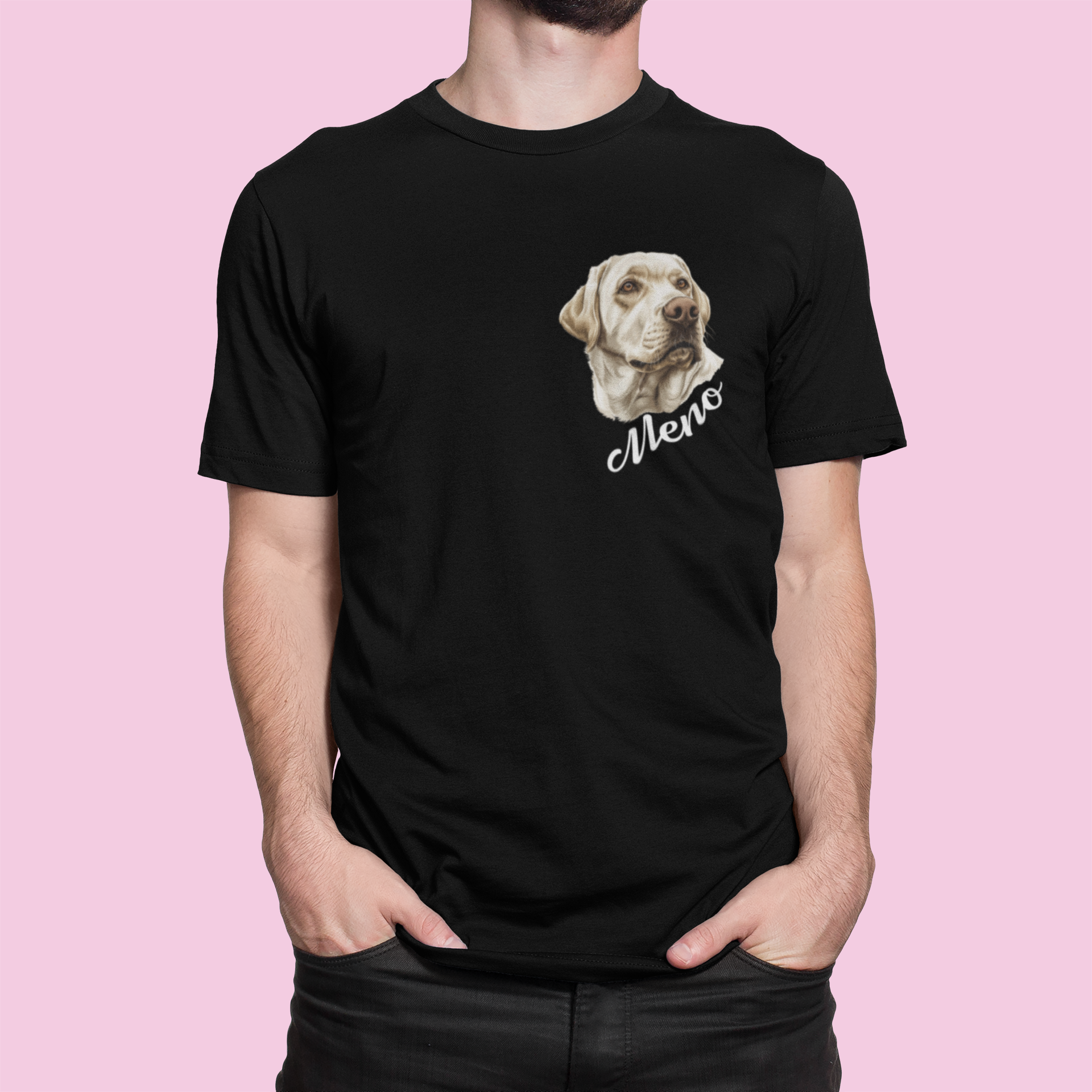 Tričko Labrador | personalizované tričko s menom psíka - Bombové