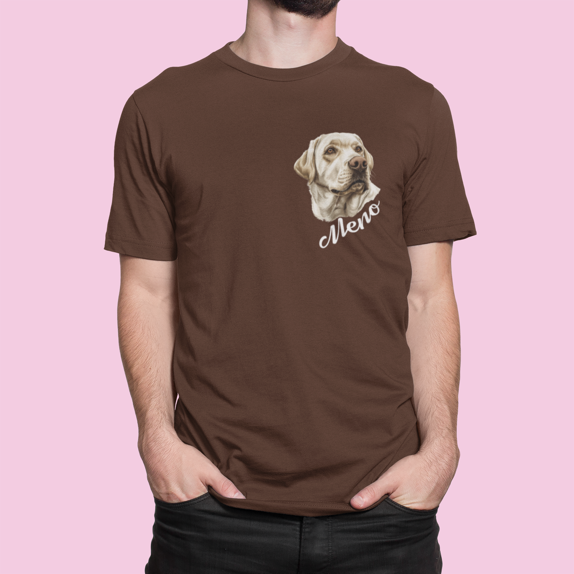 Tričko Labrador | personalizované tričko s menom psíka - Bombové