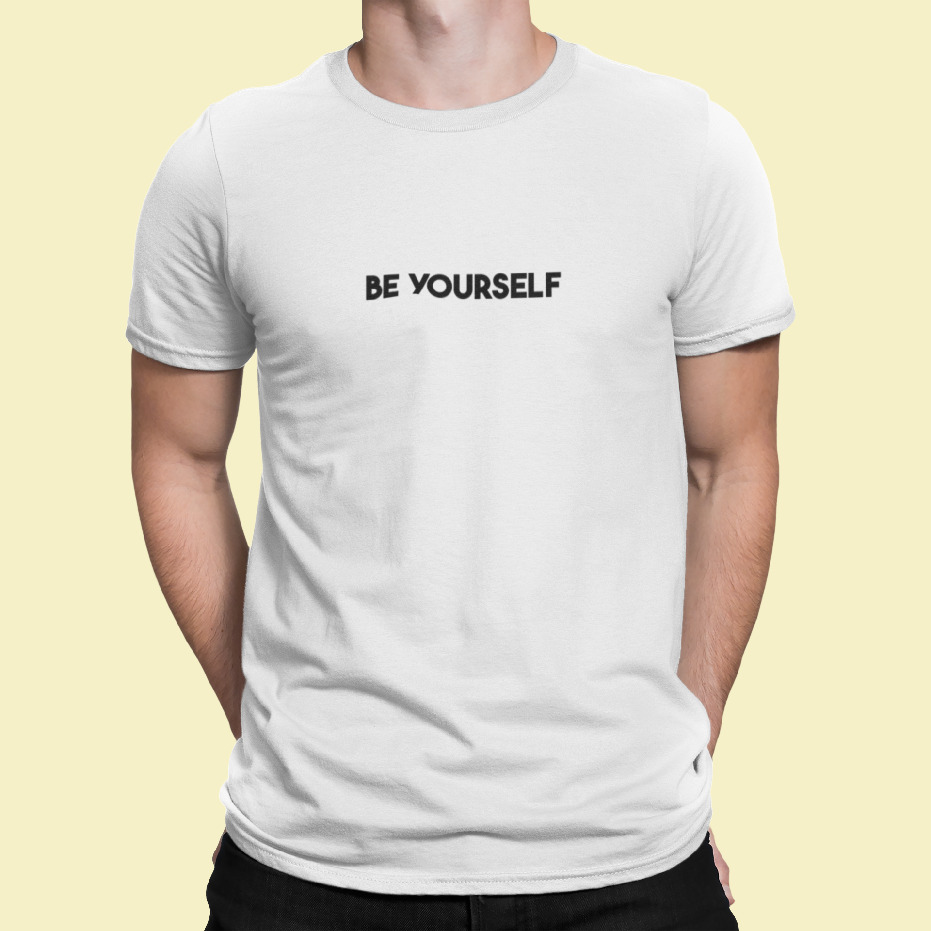 Tričko s nápisom "Be yourself" - Bombové