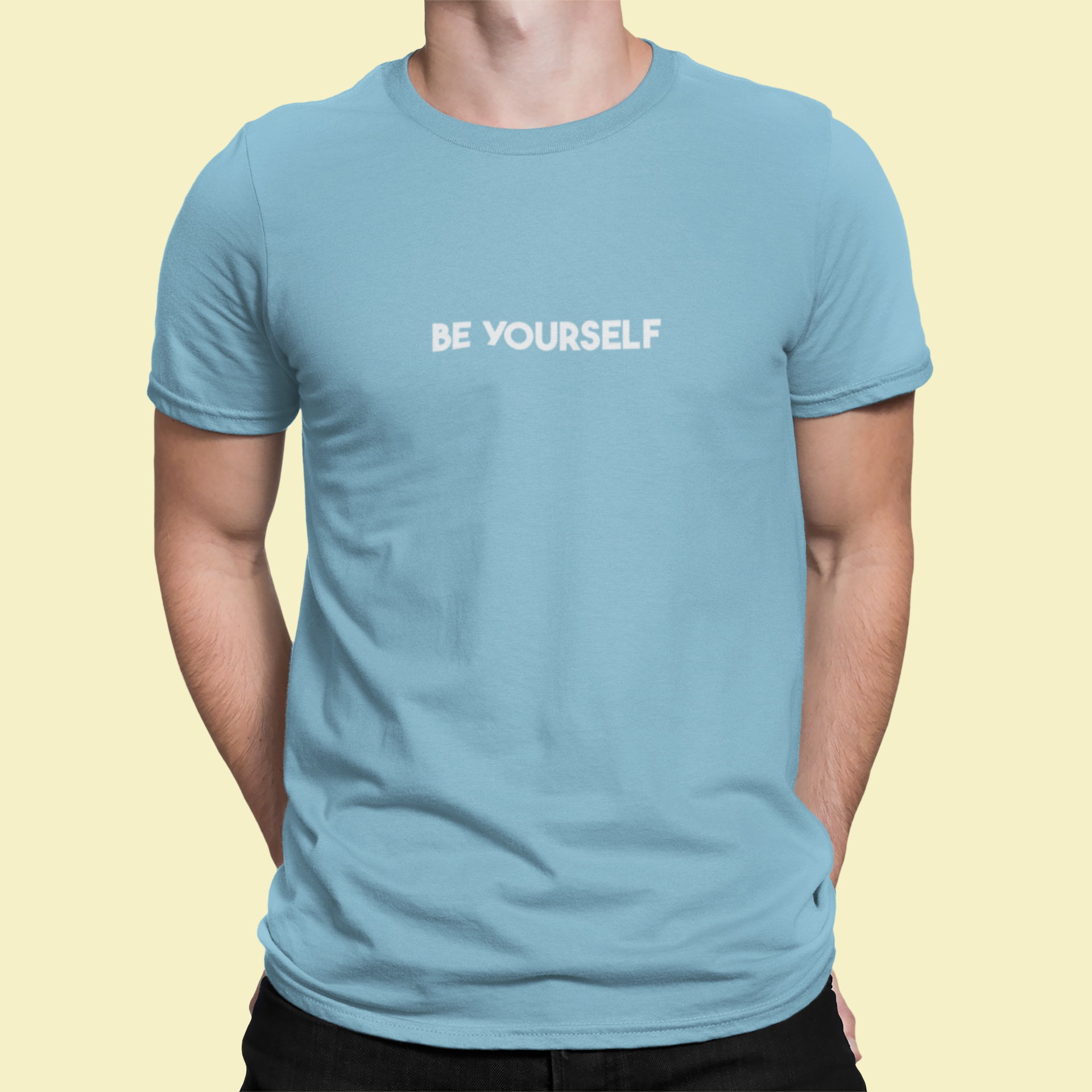 Tričko s nápisom "Be yourself" - Bombové