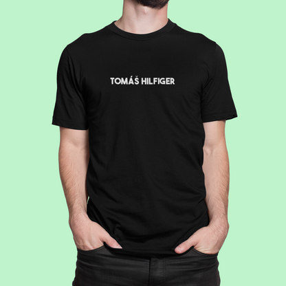 Tričko s nápisom "Tomáš Hilfiger" - Bombové