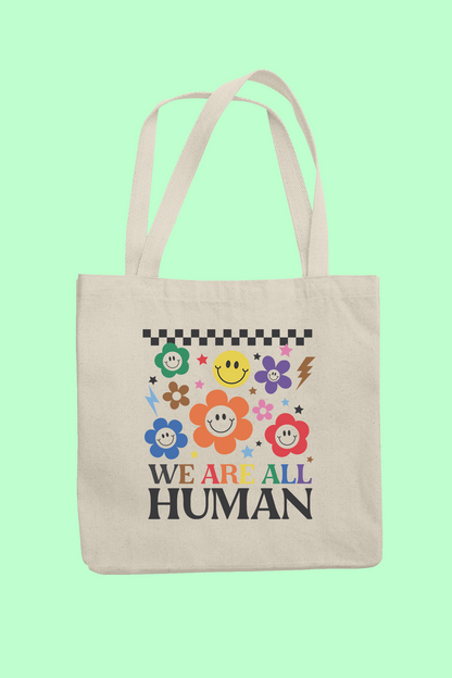 Taška "We are all human" - Bombové