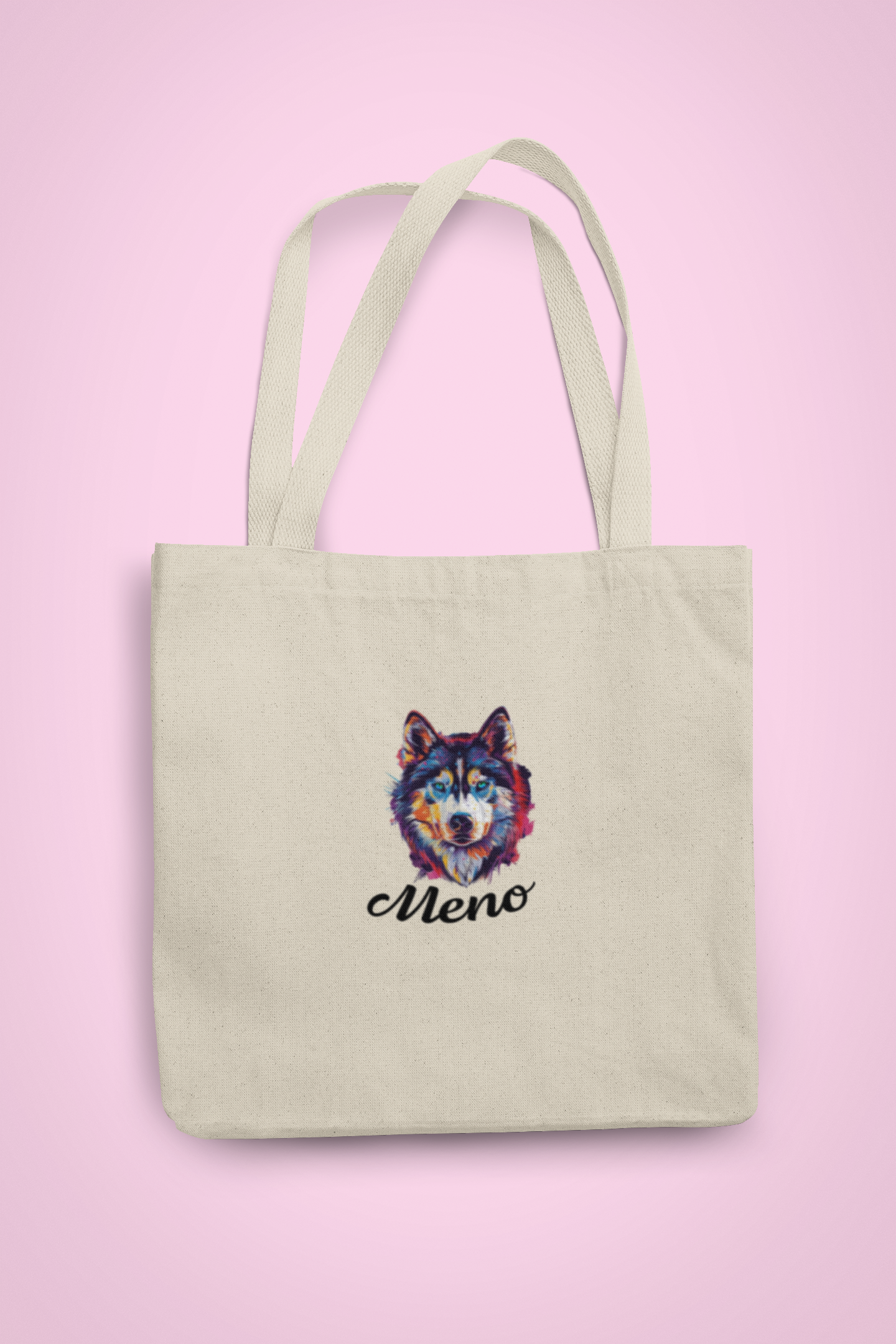 Taška Sibírsky husky | personalizovaná taška s menom psíka