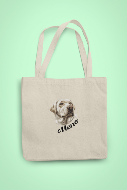 Taška Labrador | personalizovaná taška s menom psíka