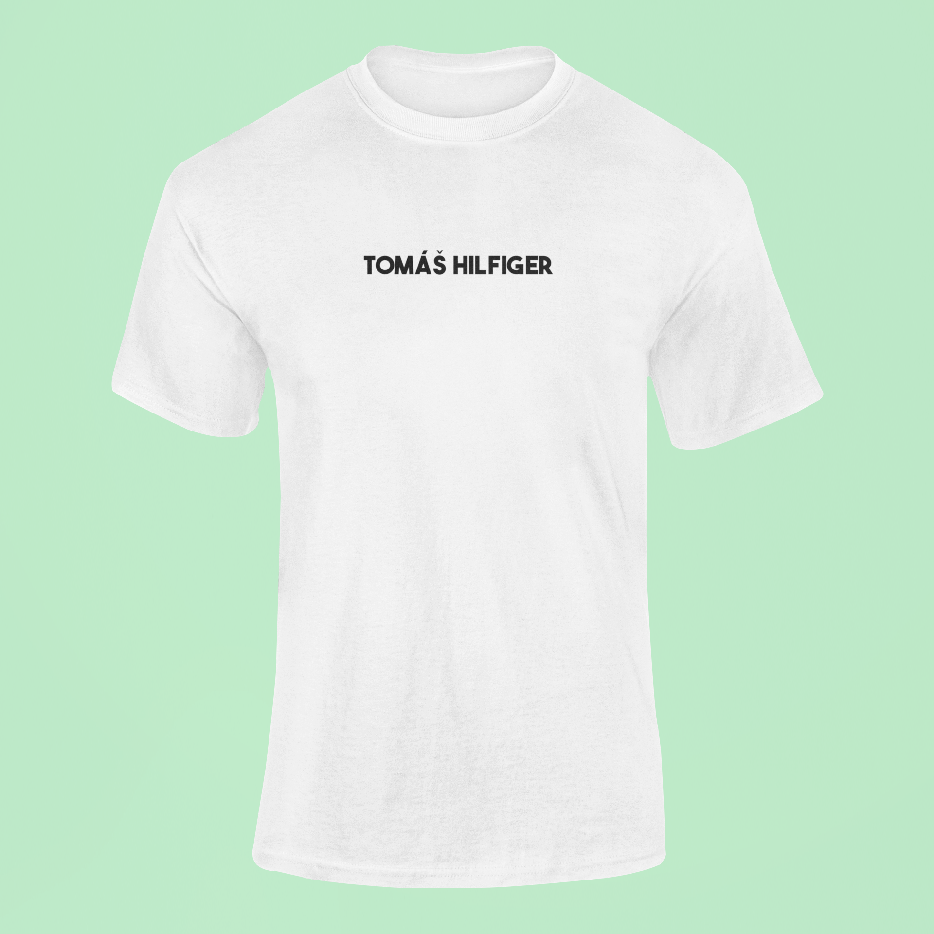 Tričko s nápisom "Tomáš Hilfiger" - Bombové