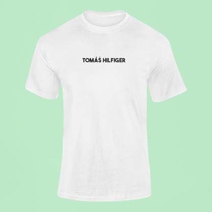Tričko s nápisom "Tomáš Hilfiger" - Bombové