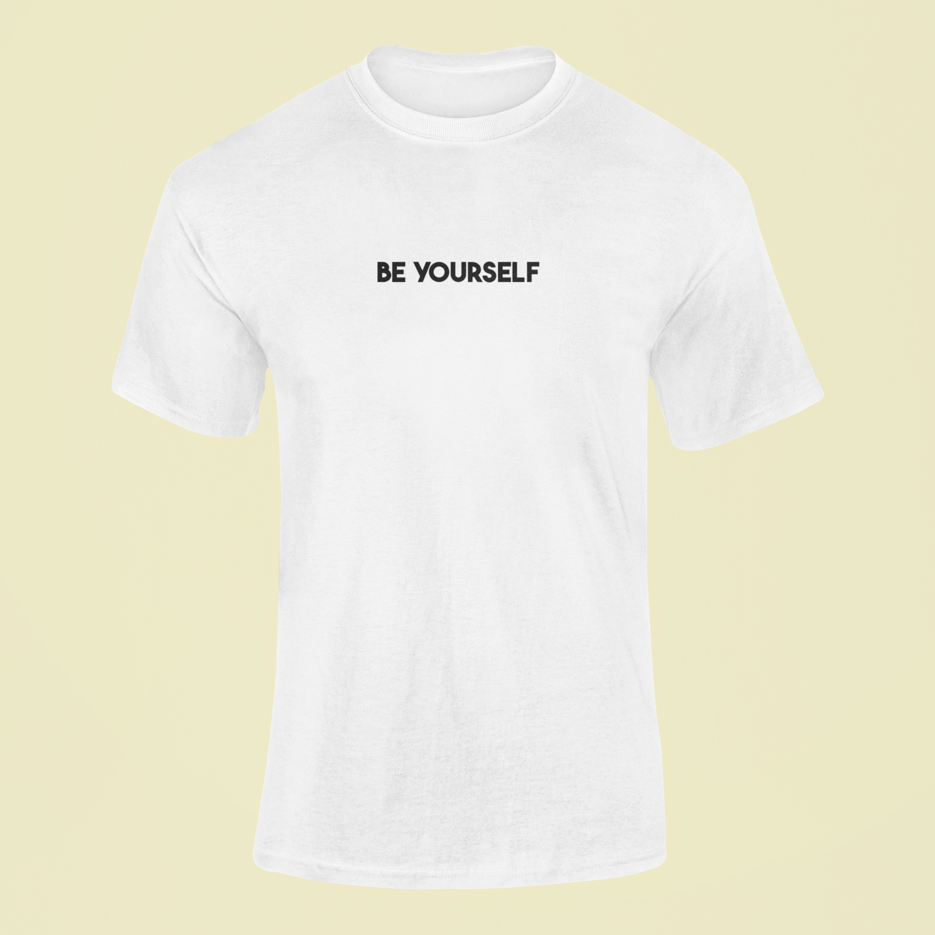 Tričko s nápisom "Be yourself" - Bombové