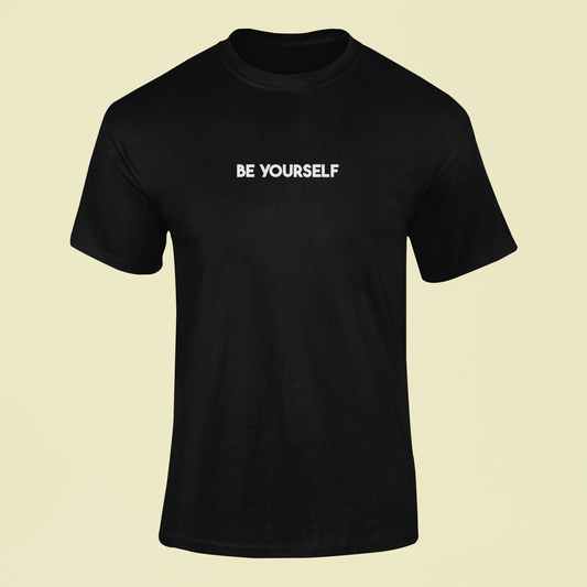 Tričko s nápisom "Be yourself" - Bombové