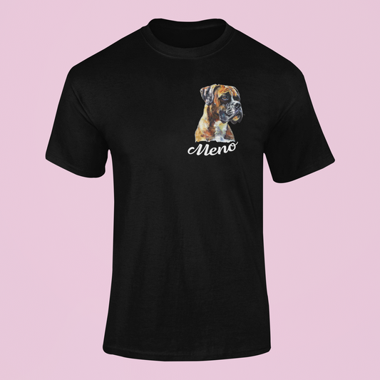 Tričko Boxer | personalizované tričko s menom psíka - Bombové