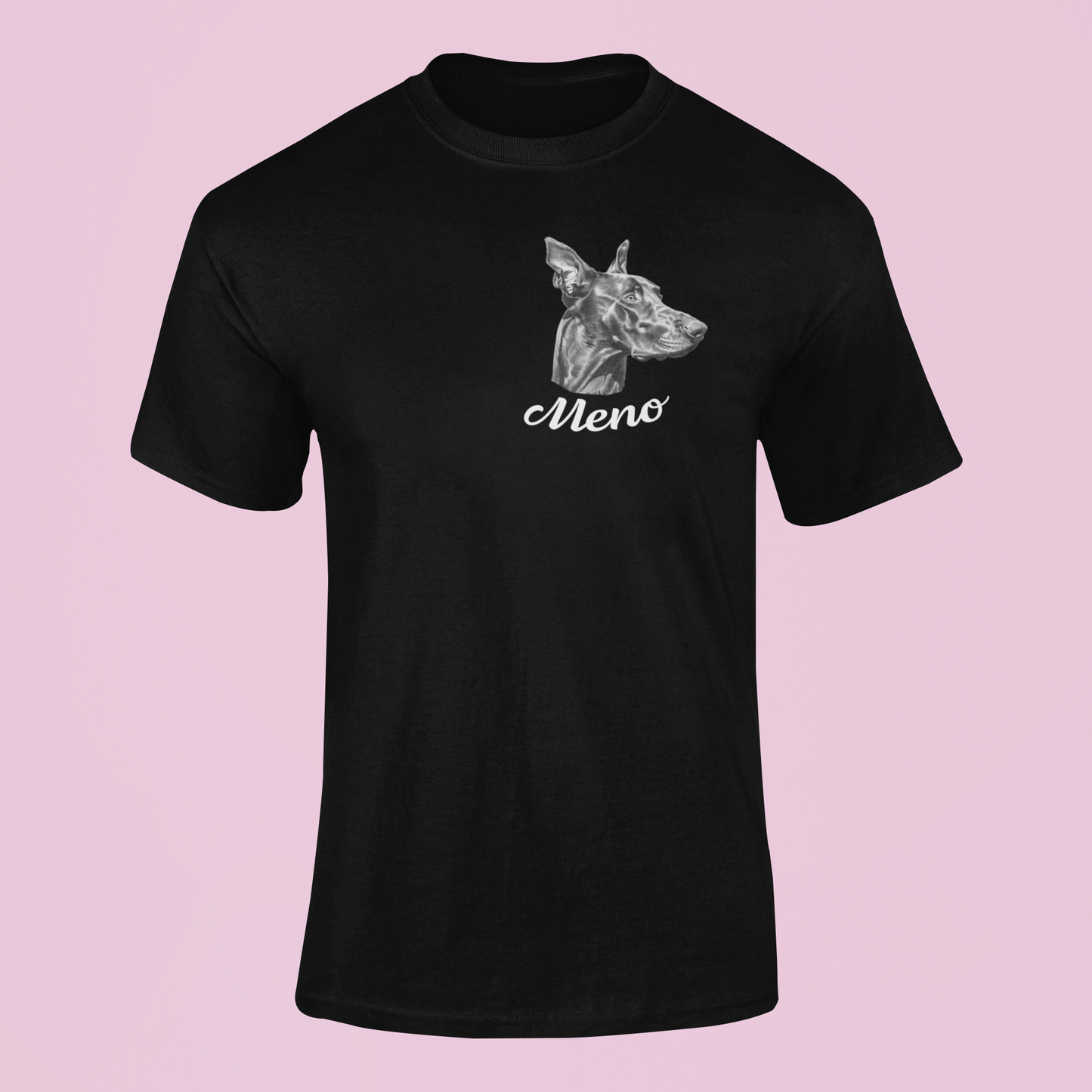 Tričko Doberman | personalizované tričko s menom psíka - Bombové