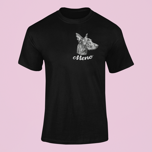 Tričko Doberman | personalizované tričko s menom psíka - Bombové