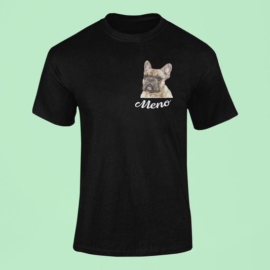 Tričko Francúzky buldog | personalizované tričko s menom psíka - Bombové