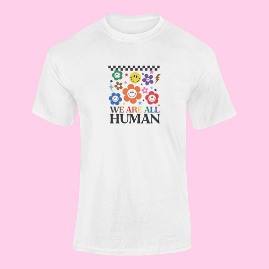 Tričko "We are all human" - Bombové