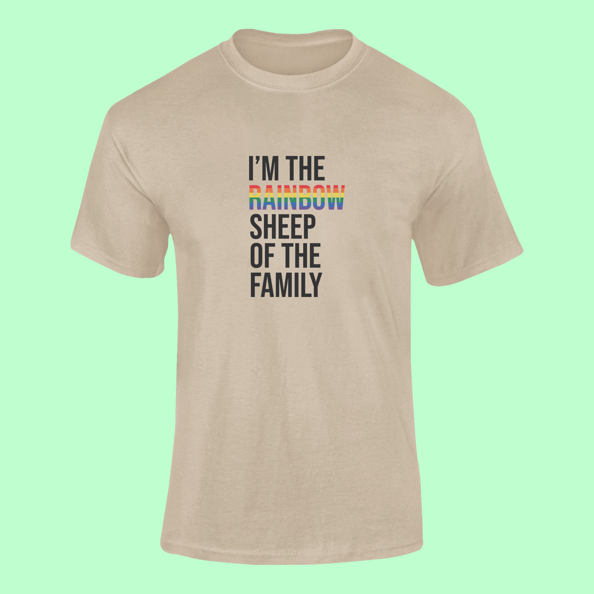 Tričko Rainbow sheep - Bombové