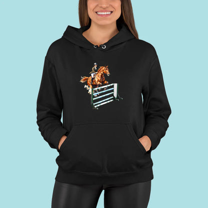 Mikina | Kôň skákajúci cez prekážku 2|