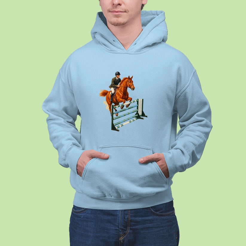 Mikina | Kôň skákajúci cez prekážku 2|