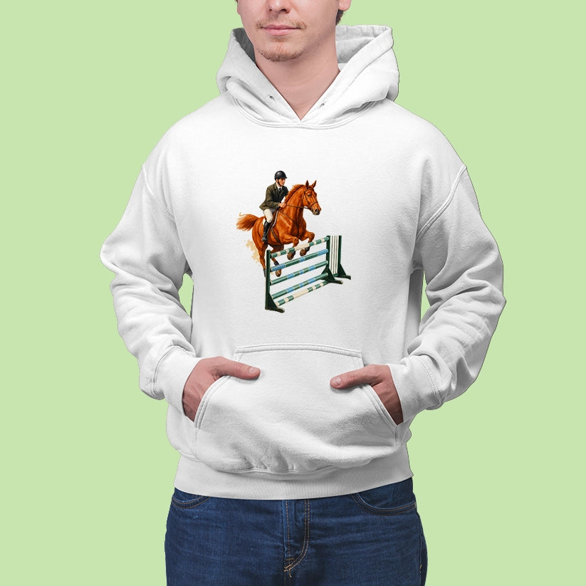 Mikina | Kôň skákajúci cez prekážku 2|