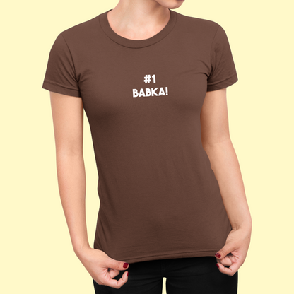 Tričko | Darček pre babku | #1 BABKA |