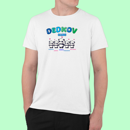 Tričko | Darček pre dedka | Dedkov gang -pandy |