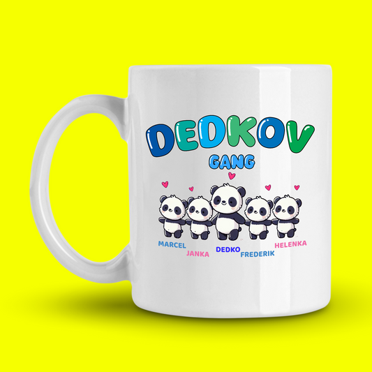 Hrnček  | Darček pre dedka | Dedkov gang - pandy |