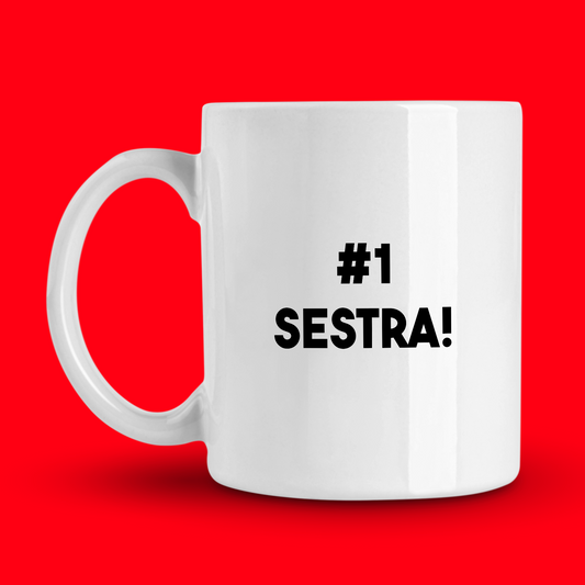Hrnček  | Darček pre sestru | #1 SESTRA |