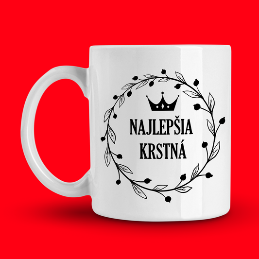 hrnček pre najlepšiu krstnú