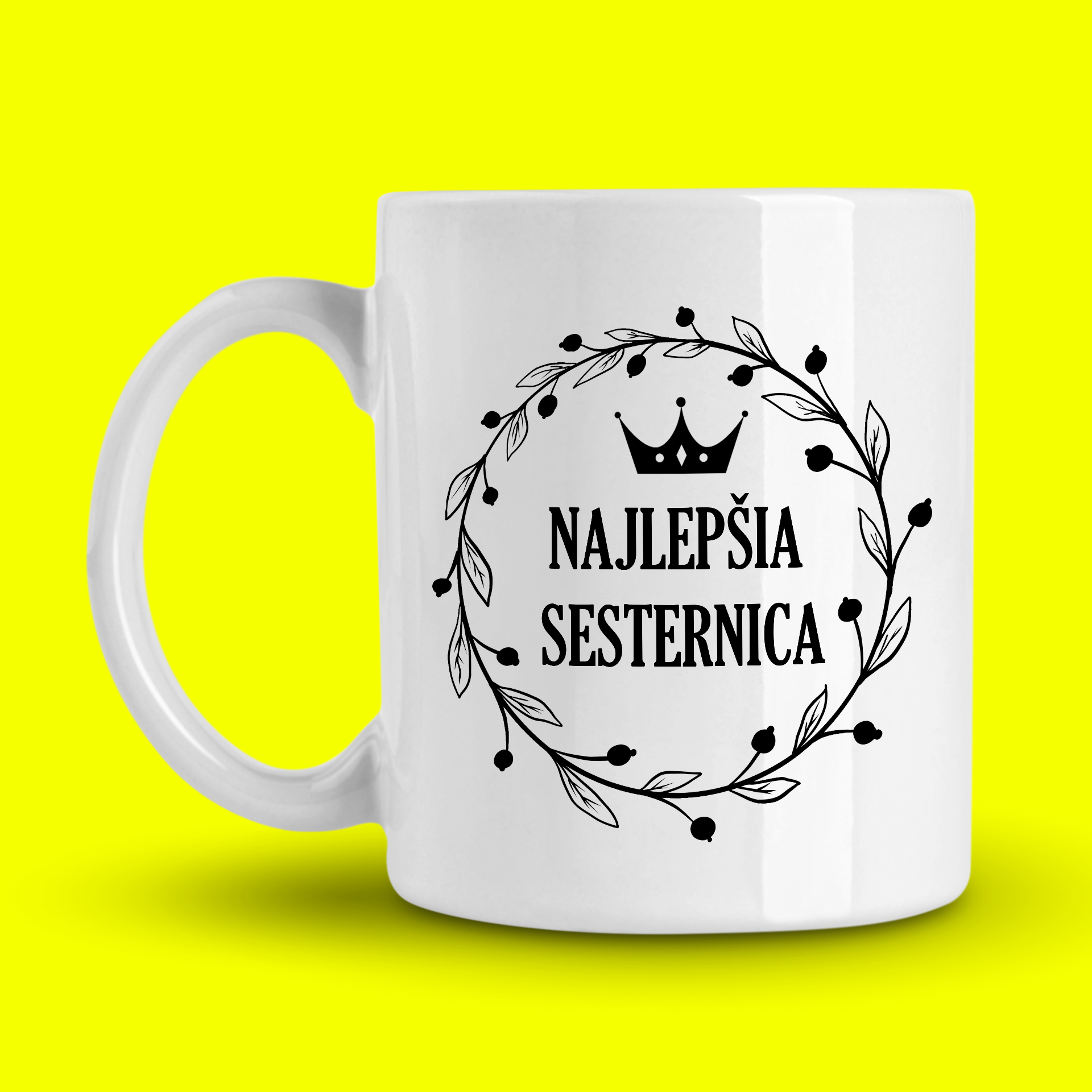 hrnček pre najlepšiu sesternicu