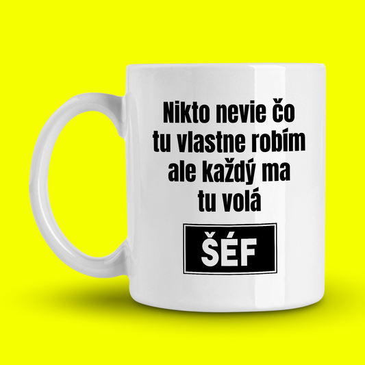 hrnček pre šéfa