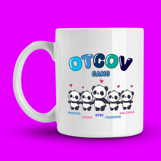Hrnček  | Darček pre otca | Otecov gang - pandy |