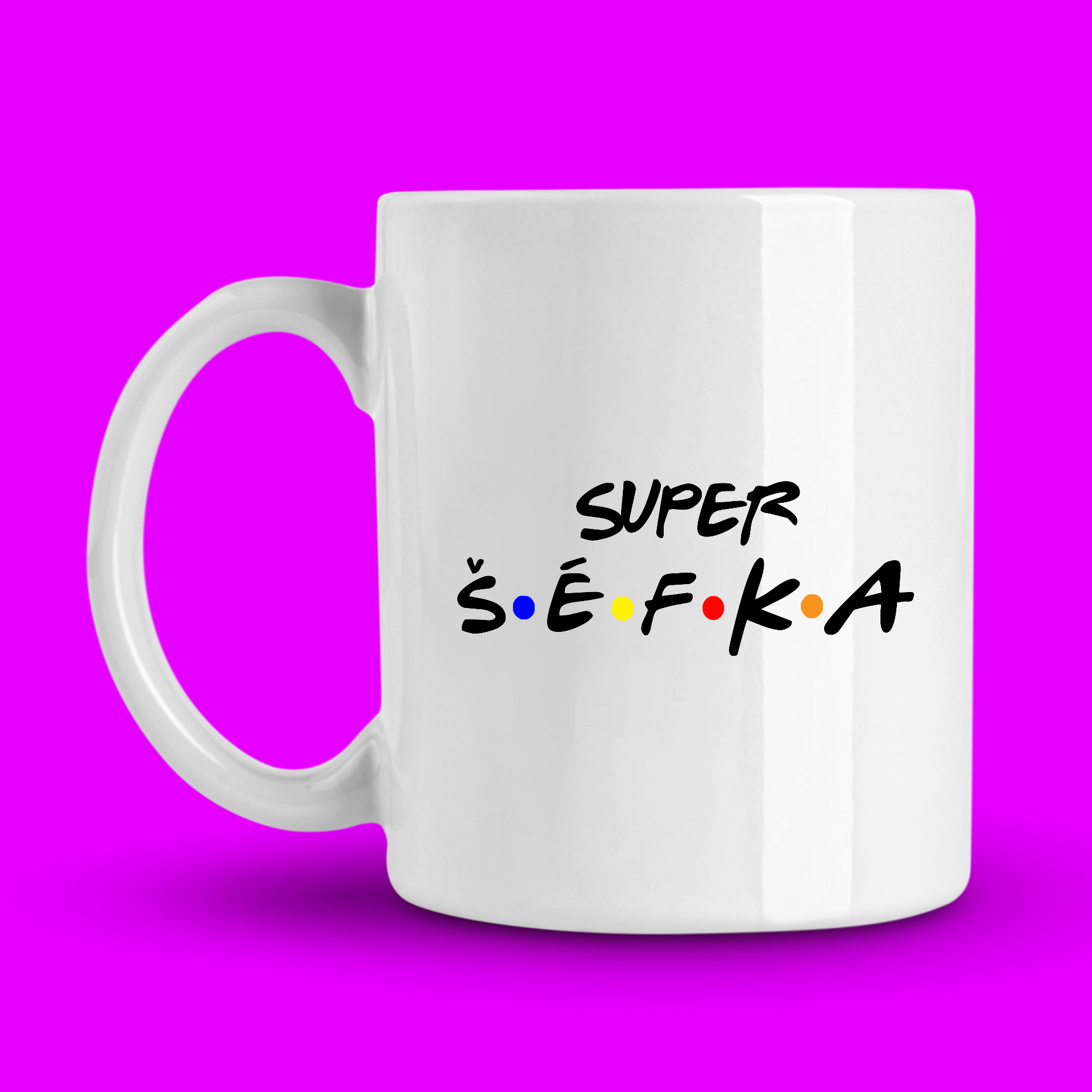 hrnček pre super šéfku 