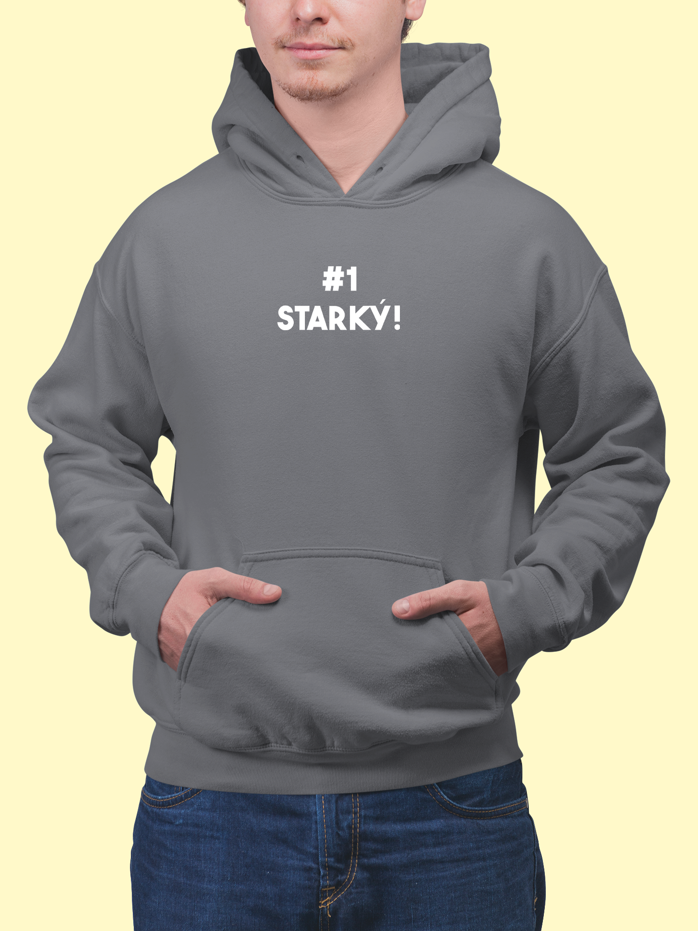 Mikina | Darček pre dedka | #1 STARKÝ |