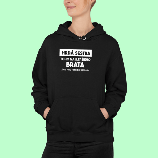 mikina hrdá sestra toho najlepšieho brata 