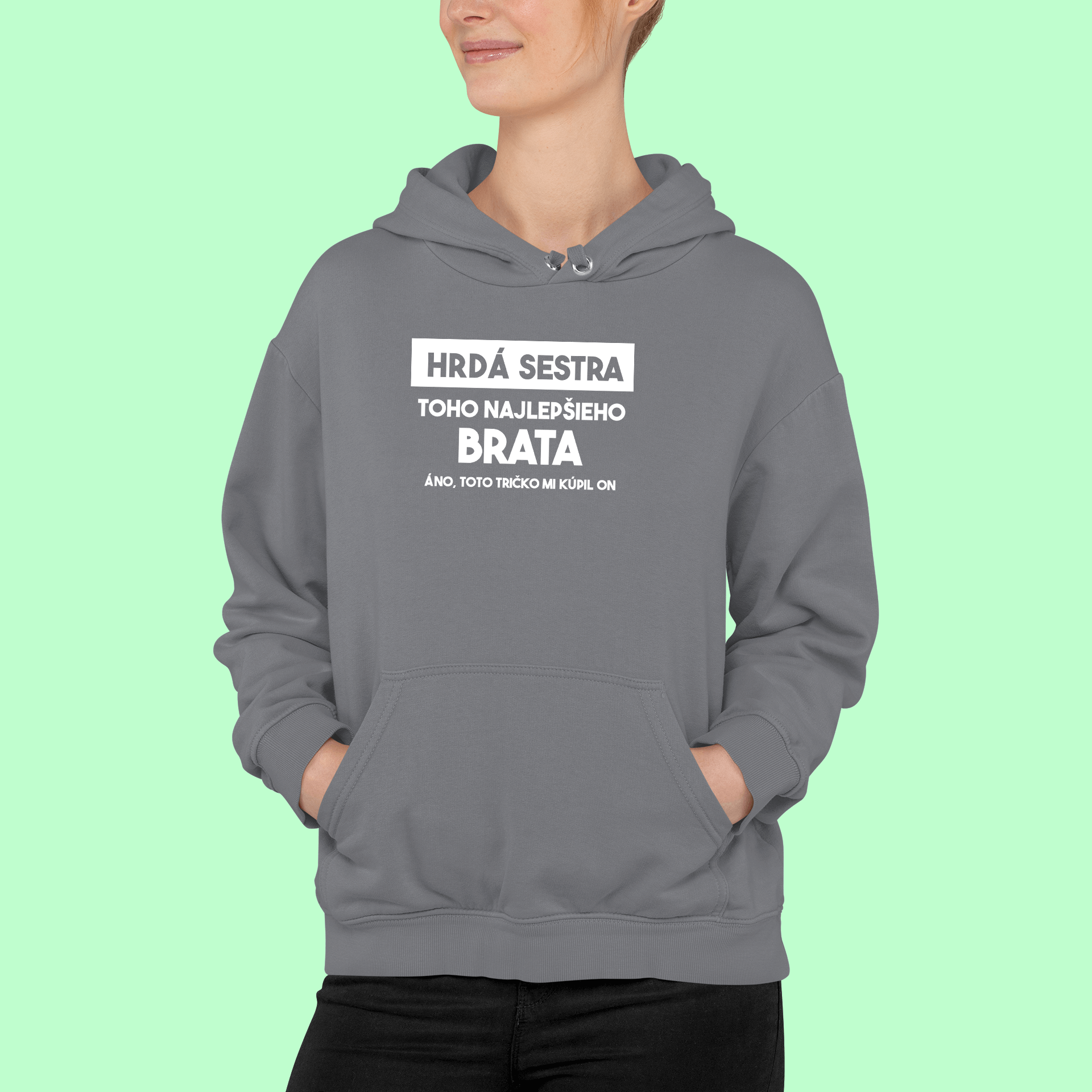mikina hrdá sestra toho najlepšieho brata 