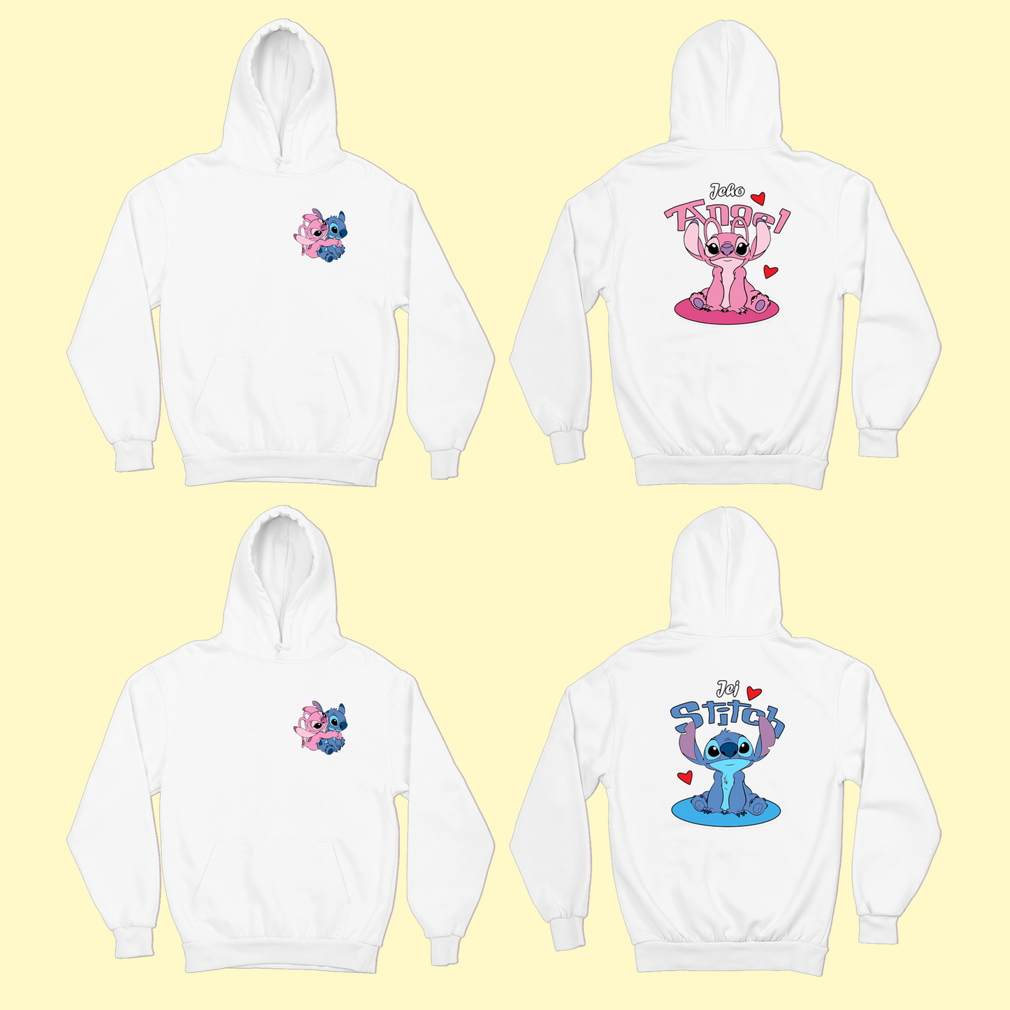Mikiny pre páry, Stitch a Angel 