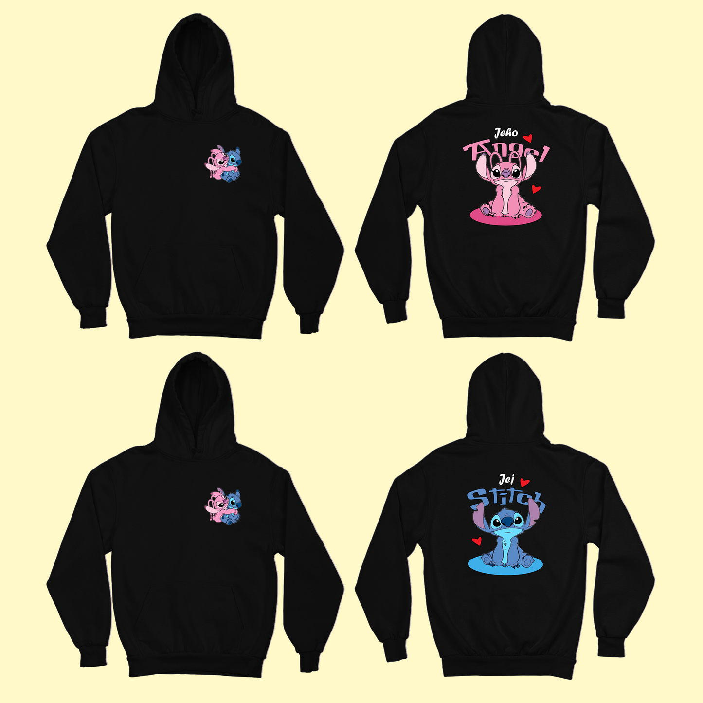 Mikiny pre páry, Stitch a Angel 