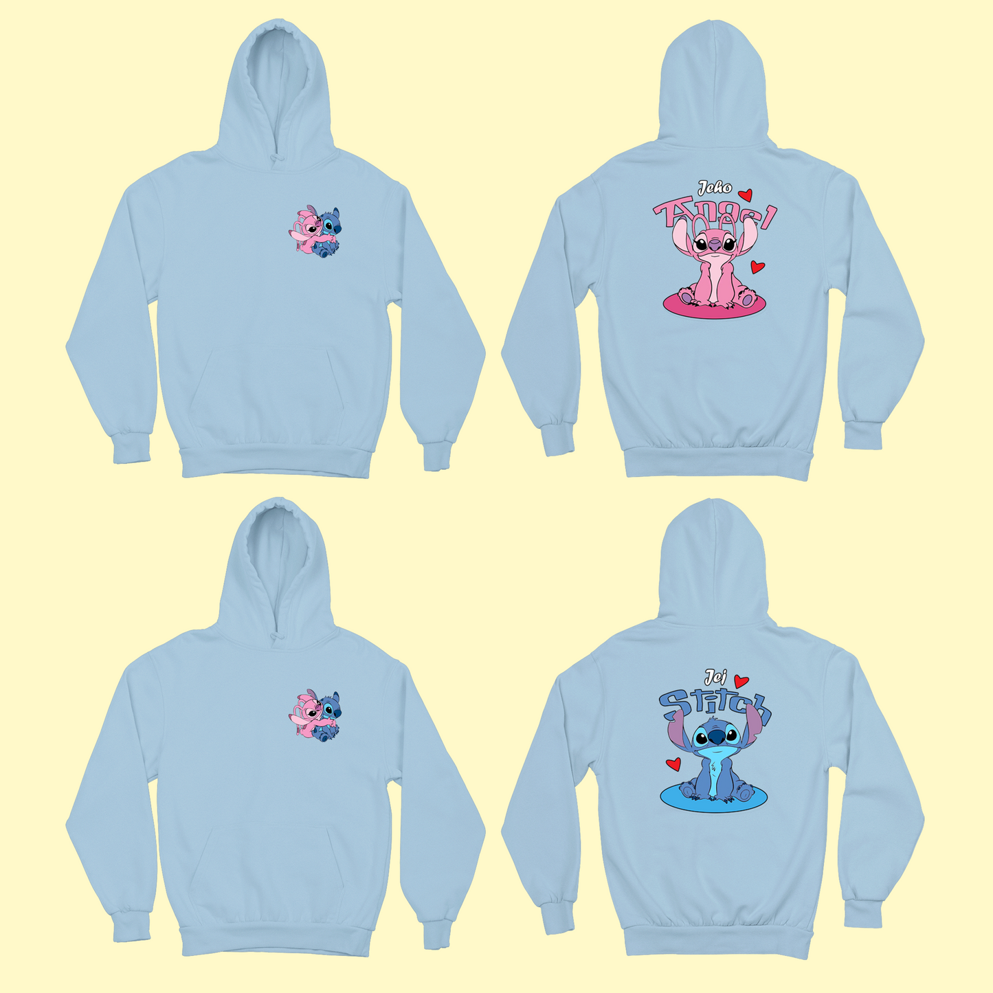 Mikiny pre páry, Stitch a Angel 