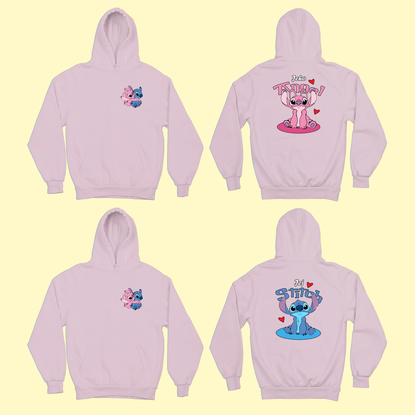 Mikiny pre páry, Stitch a Angel 