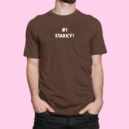 Tričko | Darček pre dedka | #1 STARKÝ |
