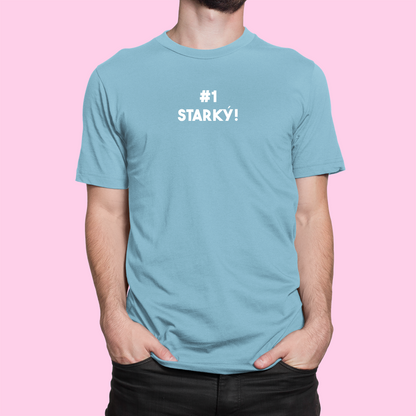 Tričko | Darček pre dedka | #1 STARKÝ |